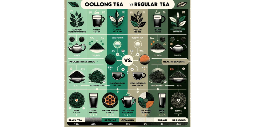 В чем разница между улуном и обычным чаем? 